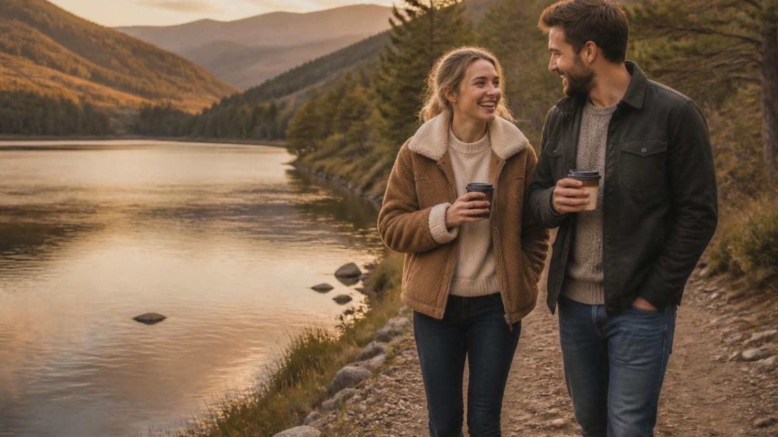 Couple enjoying a meaningful birthday experience together
