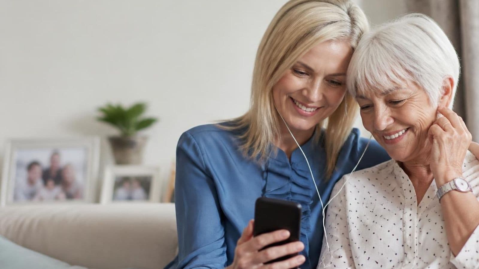 Mum sharing a meaningful Mother's Day moment with family
