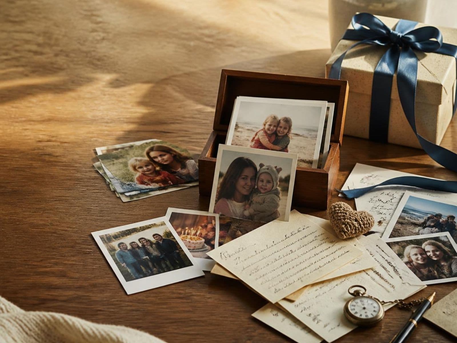 Birthday photographs and shared memories
