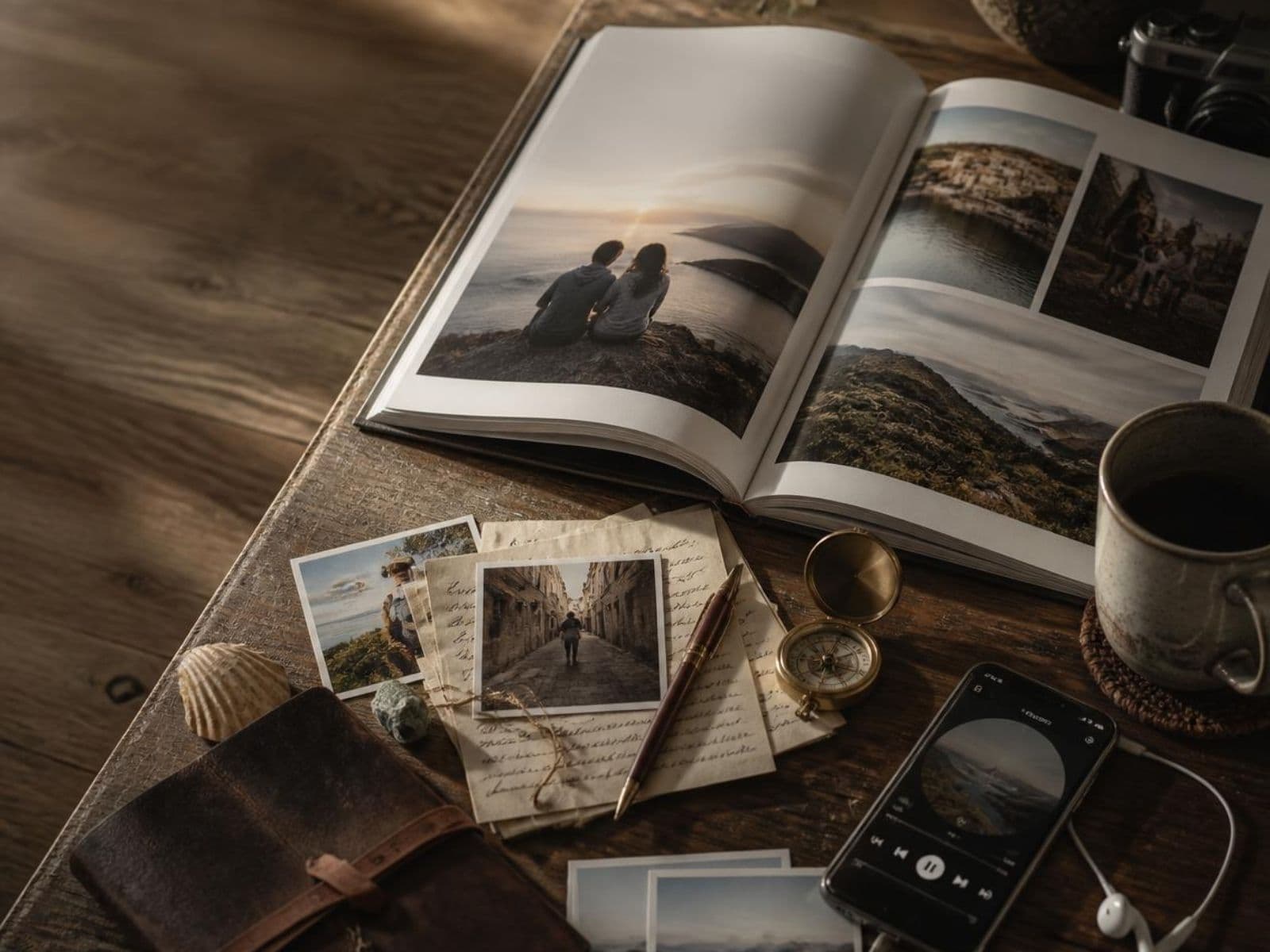 Photographs, letters and keepsakes used for personalised gifts